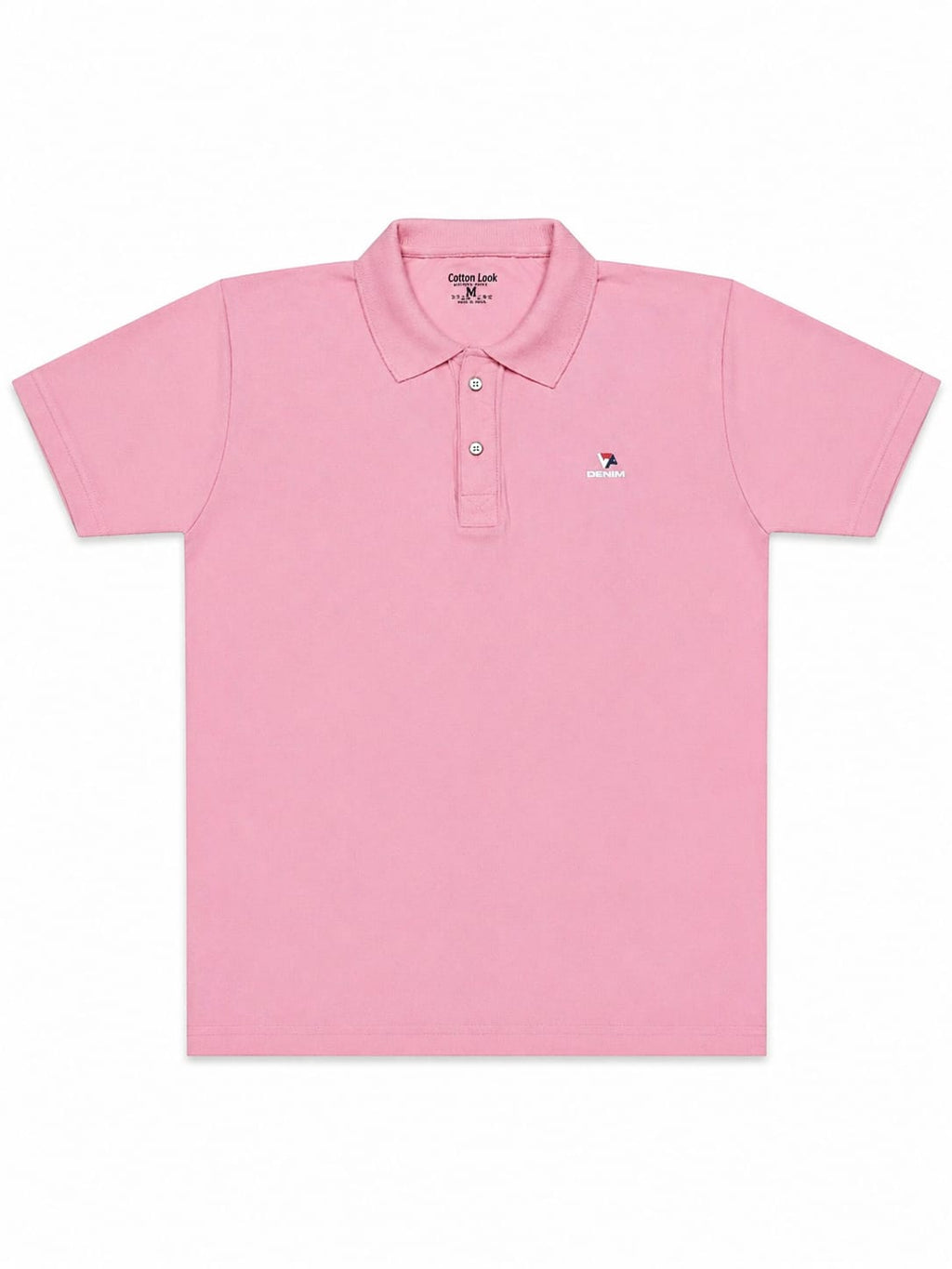 POLO COLOR NECK HALF SLEEV T SHIRT