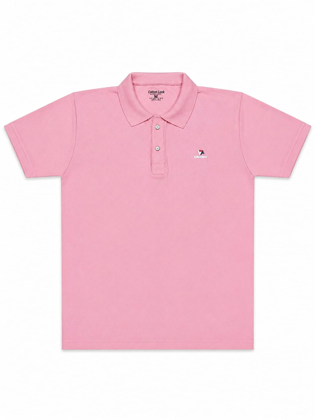 POLO COLOR NECK HALF SLEEV T SHIRT