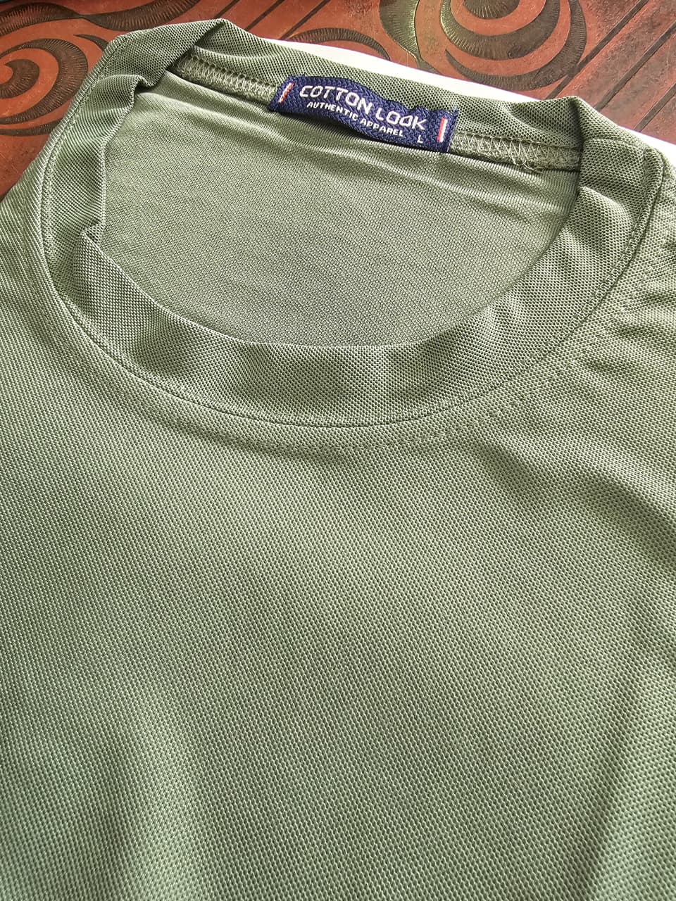 T SHIRT ROUND NECK HALF SLEEV SPORTS DRY FIT FABRIC