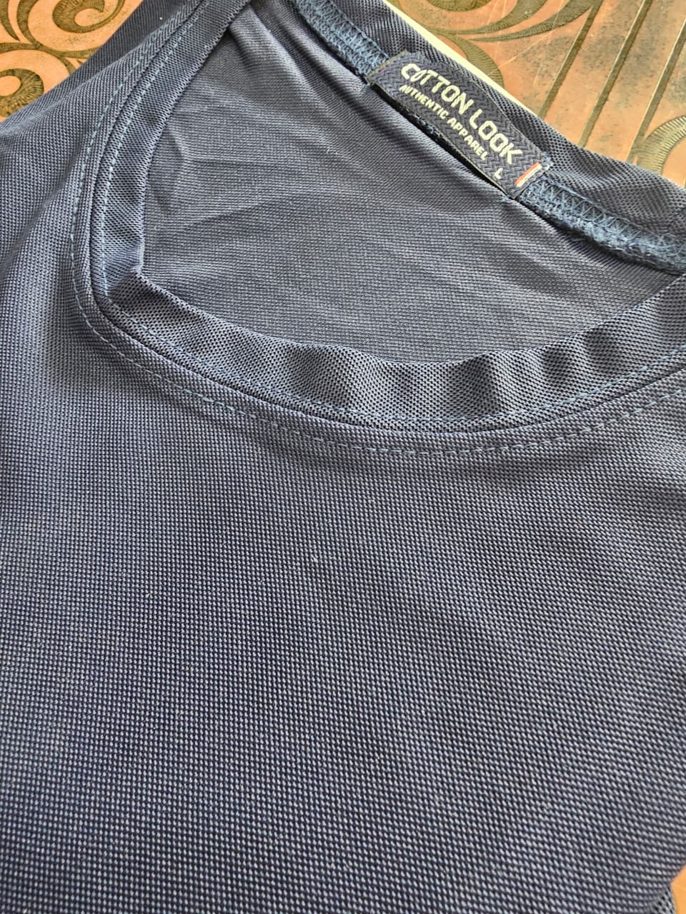 T SHIRT ROUND NECK HALF SLEEV SPORTS DRY FIT FABRIC